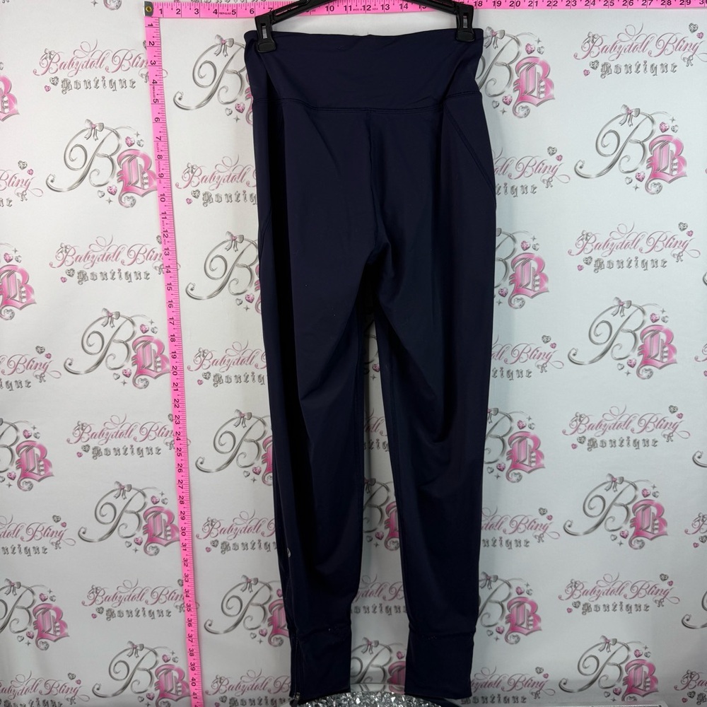 lululemon athletica tights Navy High-Rise Workout Leggings with Zip Pocket